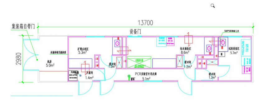 pcr实验室移动方舱实验室介绍