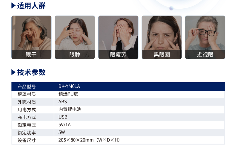 技术参数及适用人群