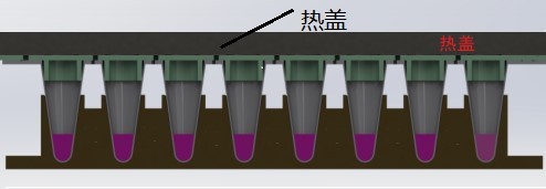 移动PCR方舱实验室PCR仪自动化热盖加热系统